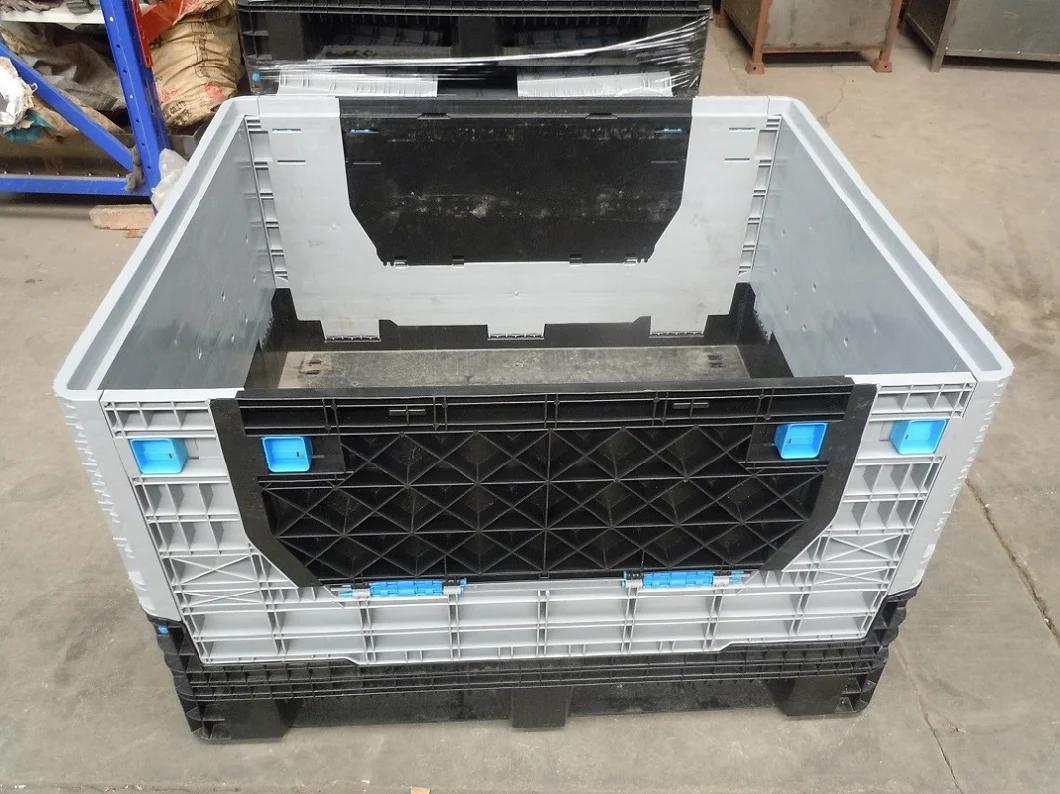 Folding Plastic Pallet Container for Storage and Logistics