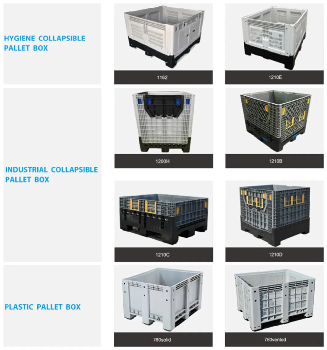 Plastic Storage Pallet Box Container for Sale