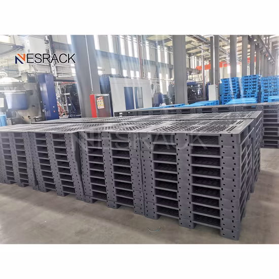 Pallet 1210 Contenitori pieghevoli adattabili per sistemi di stoccaggio in plastica riciclata HDPE per la produzione di pallet in plastica industriale
