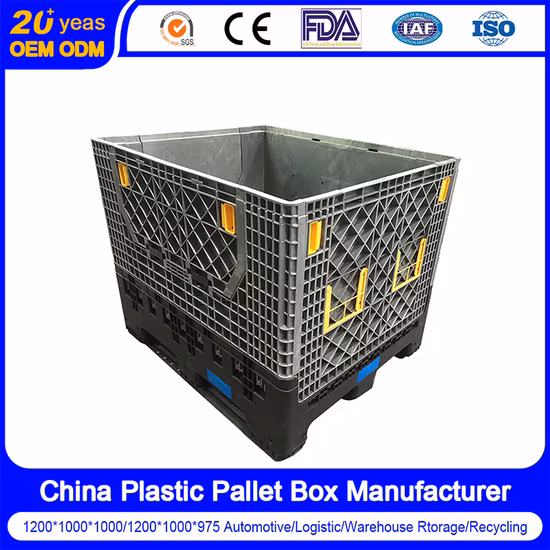 Contenitore per pallet in plastica per stoccaggio in vendita